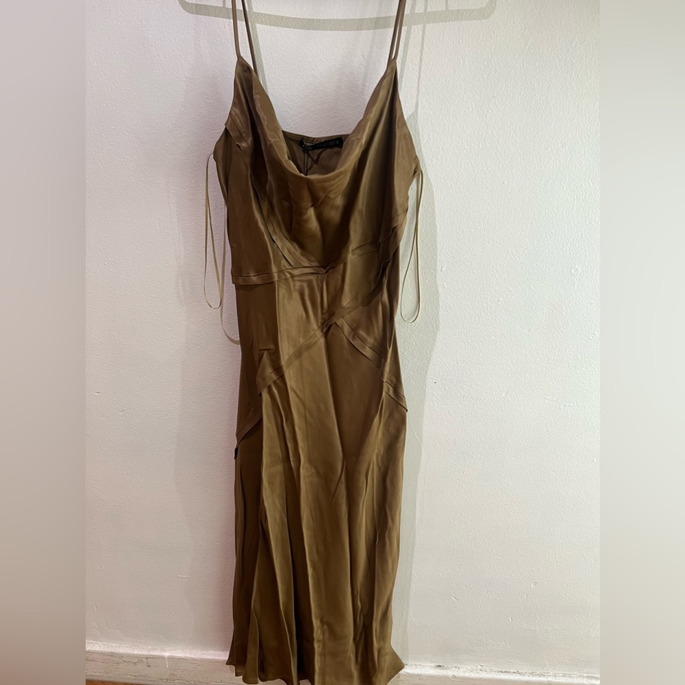 Zara satin dress